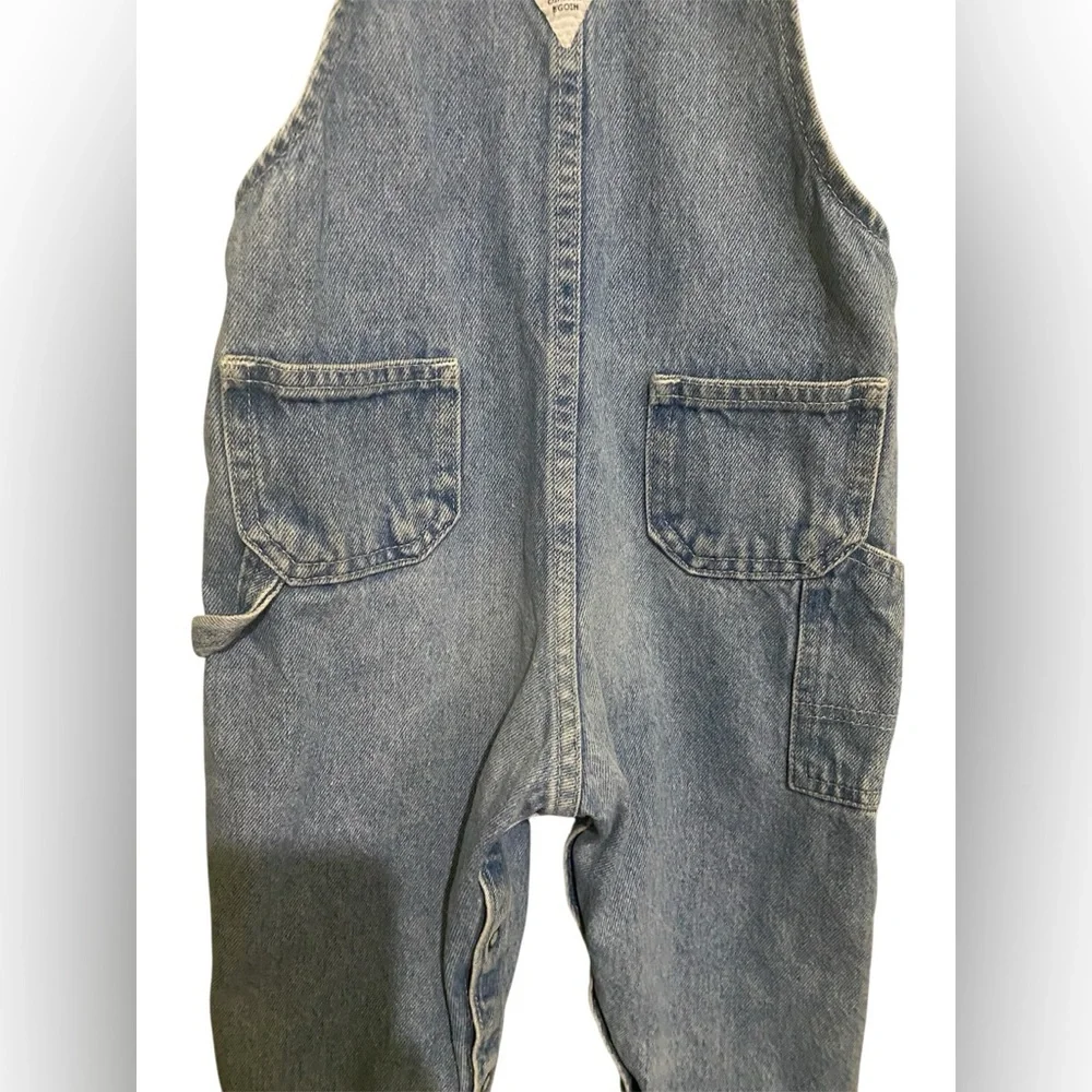 Vintage OshKosh B’Gosh Vestback Carpenter Denim Overalls Baby 6-9 Months